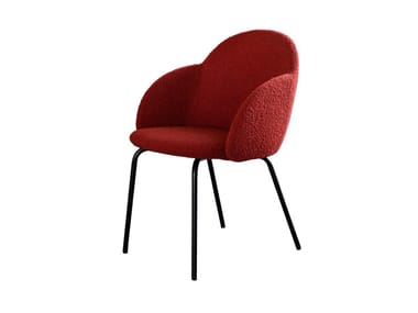 IOLA - Upholstered chair with armrests by Miniforms