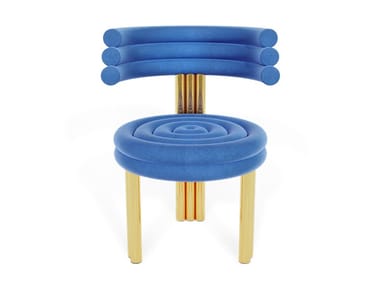 KERR - Upholstered fabric restaurant chair by Essential Home