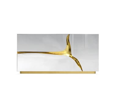 LAPIAZ - Rectangular wooden bedside table with drawers by Boca do Lobo