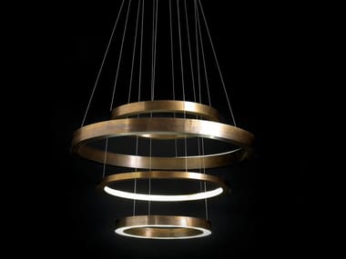 LIGHT RINGS - LED brass pendant lamp by Henge