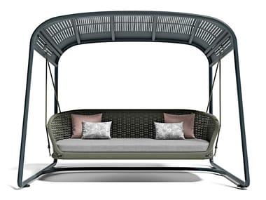 LUDO Seater teflon and aluminium garden swing seat (Request Info)