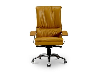 LUX - Swivel executive chair with armrests by I 4 Mariani