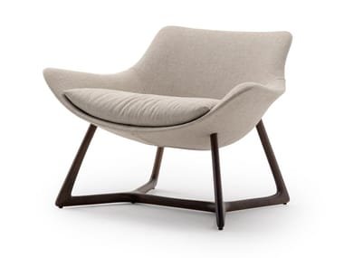 HARP - Fabric armchair by Turri