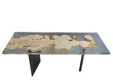 MAPLE REEF - Rectangular writing desk by alcarol