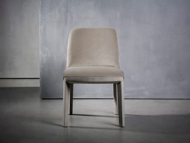 MINNE - Upholstered fabric chair by Piet Boon