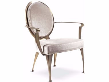MISS - Medallion velvet armchair by Cantori