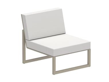 NINIX LOUNGE - Cantilever upholstered Batyline¢ç garden armchair by Royal Botania