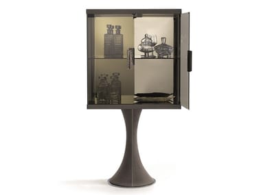 OSCAR - Tempered glass display cabinet by Longhi