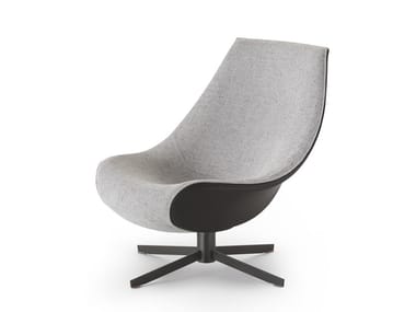 OYSTER - Swivel armchair by I 4 Mariani