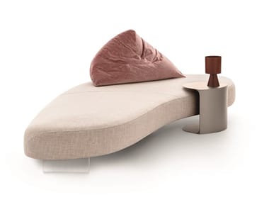 PAPILO - Curved 3 seater fabric sofa by Ditre Italia