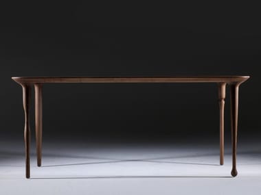 PASHA - Rectangular solid wood dining table by Artisan