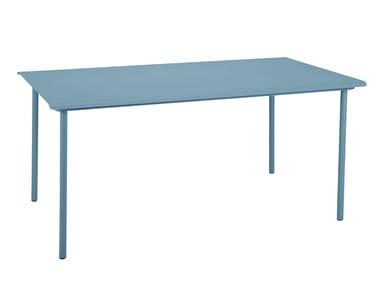 PATIO - Rectangular stainless steel garden table by Tolix