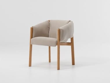 PLUMON - Upholstered fabric chair by Kettal