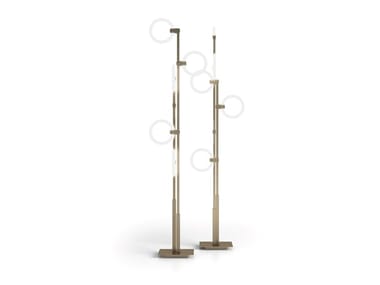 POLO - LED floor lamp in metal and methacrylate by Sicis
