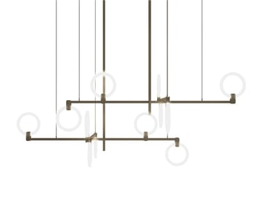 POLO - Suspension lamp in metal and methacrylate by Sicis