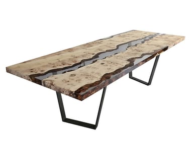 POPLAR REEF - Rectangular dining table by alcarol