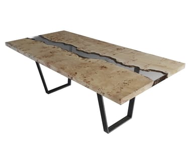 POPLAR RIVER - Rectangular dining table by alcarol