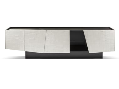 PRISMA - Wooden sideboard with doors by Cantori