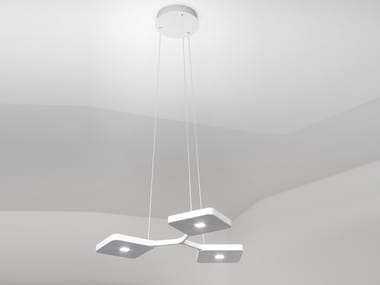 QUAD_P3 - LED aluminium pendant lamp by Stilnovo