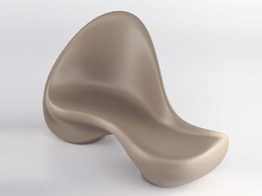 RIPPLE - 2 seater polyethylene garden sofa by Serralunga