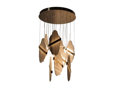 ROCK - LED onyx chandelier by Visionnaire