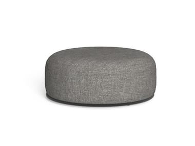 SCACCO - Round fabric garden pouf by Talenti