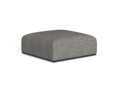 SCACCO - Square fabric garden pouf by Talenti