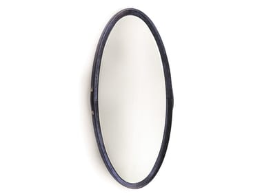 SCARLETT - Oval wall-mounted framed mirror by Longhi