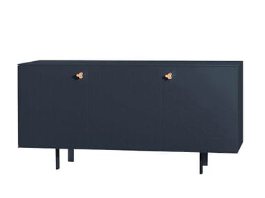 SOKO - Wooden sideboard with doors by Miniforms