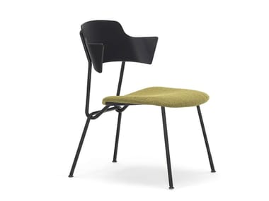 STRAIN - Plywood easy chair with integrated cushion by Prostoria