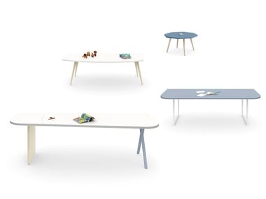 Shaped desk - Modular desk by Nidi