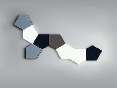 TILE - Modular wall lamp with indirect light by Penta