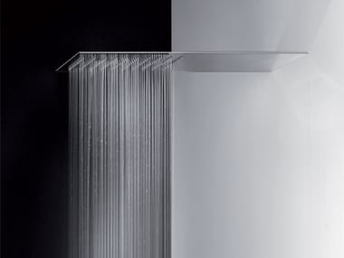 TREMILLIMETRI - Wall-mounted rectangular extra flat overhead shower by Gessi