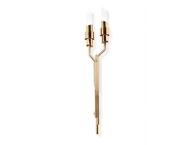 TYCHO TORCH - Brass wall lamp by Luxxu