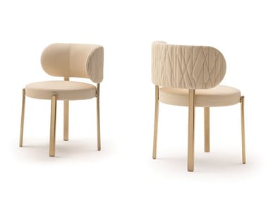 ROMA - Leather chair by Turri