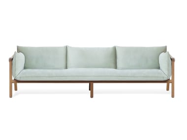 UMOMOKU - 3 seater fabric garden sofa with removable cover by Prostoria