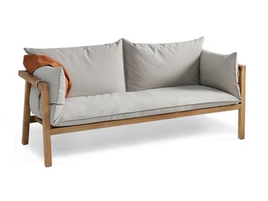 UMOMOKU - 2 seater upholstered fabric garden sofa by Prostoria