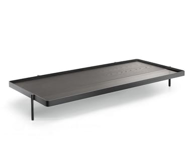 VALLEY - Low rectangular wooden coffee table by Cantori