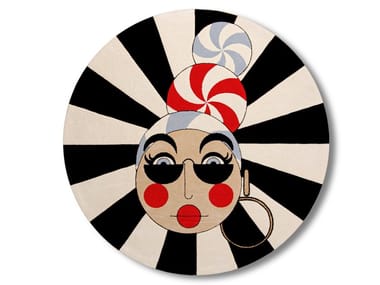 VICTORIA - Round wool rug by Royal Stranger