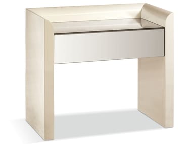 VIESTE - Rectangular wooden bedside table with drawers by Cantori