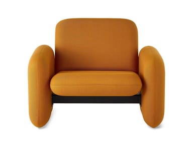 WILKES - Fabric armchair with armrests by Herman Miller