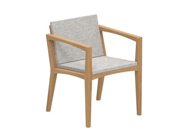 ZENHIT - Teak garden chair with armrests by Royal Botania
