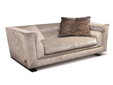 ANSEL - 2 seater leather sofa by Longhi