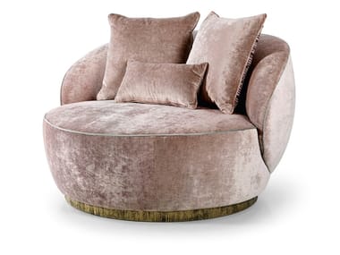 PRESTIGE - Fabric armchair by Sicis