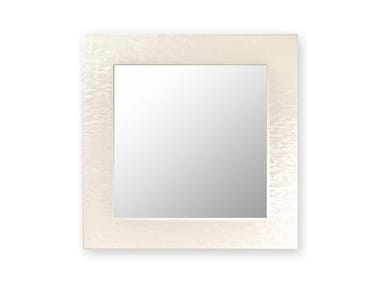 ASIA - Square wall-mounted framed mirror by Cantori