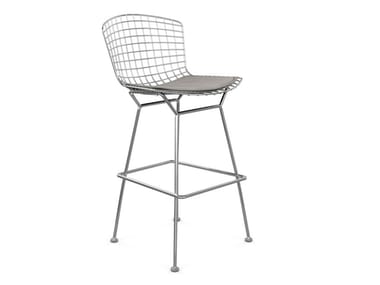 베르토이아 - 스틸 스툴 시트쿠션 포함(Bertoia steel stool with seat cushion)