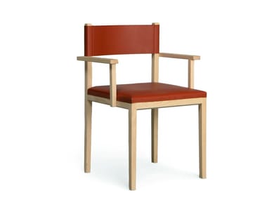 BOOGIE 22P - Open back wooden chair by Very Wood