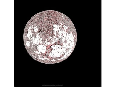 CARTA DELLA LUNA - Silkscreen by Danese Milano