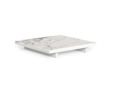 ARGO-ALU - Rectangular porcelain stoneware coffee table by Talenti