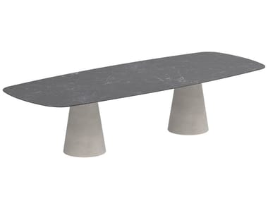 CONIX - Rectangular Ductal¢ç garden table by Royal Botania